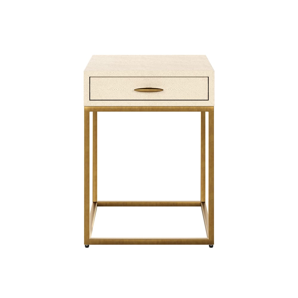 D.I Designs Hampton Ivory Bedside Table Nicholas John Interiors