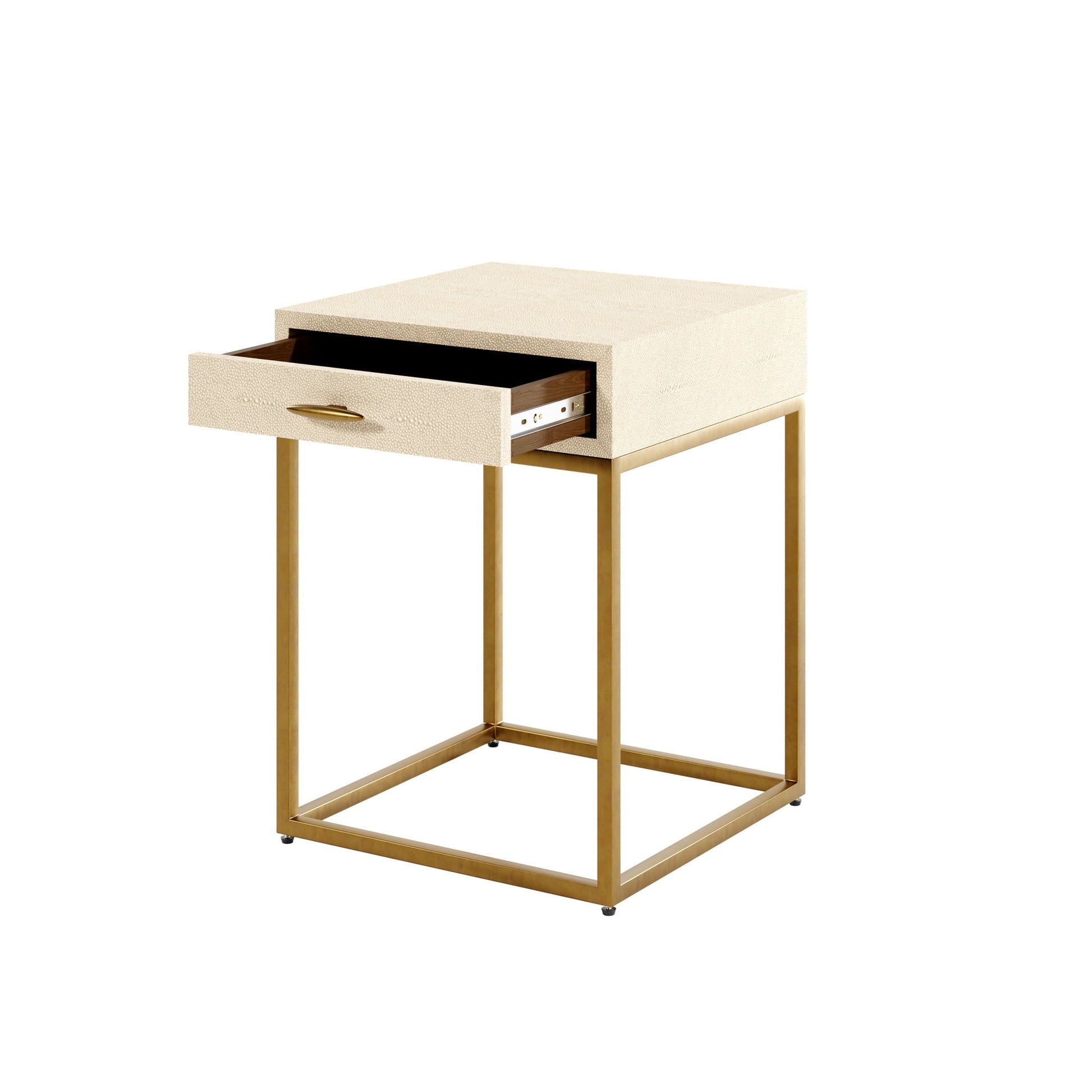 D.I Designs Hampton Ivory Bedside Table Nicholas John Interiors