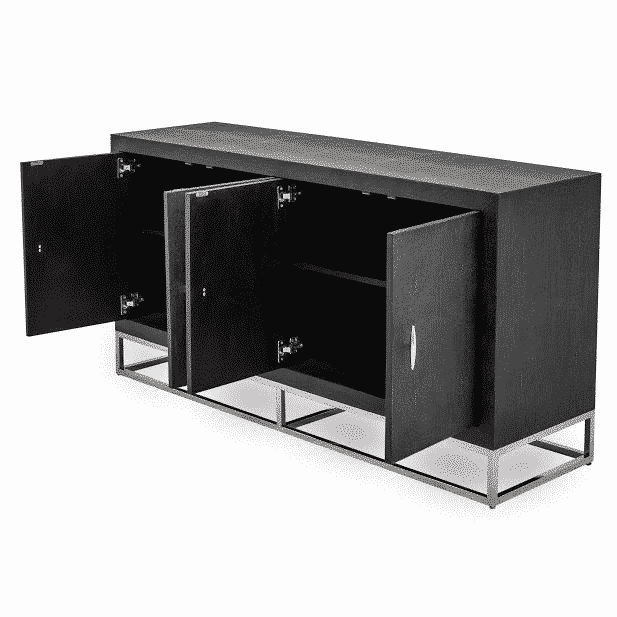 D.I Designs Hampton Sideboard in Black Nicholas John Interiors