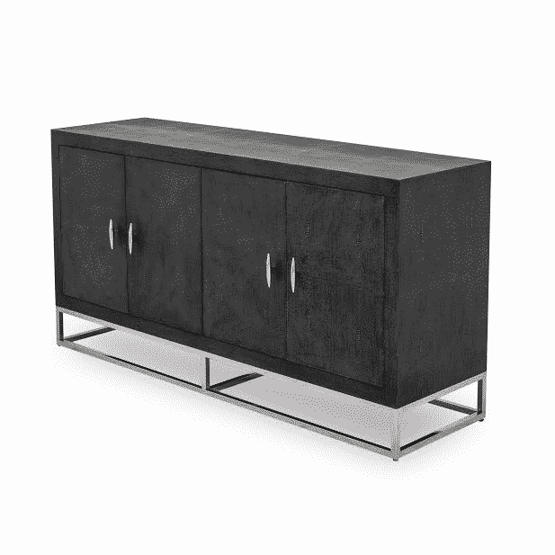 D.I Designs Hampton Sideboard in Black Nicholas John Interiors