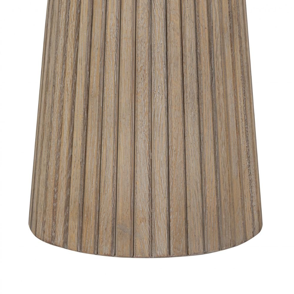 D.I Designs Leckford Ribbed Occasional Table in Aged Oak Nicholas John Interiors