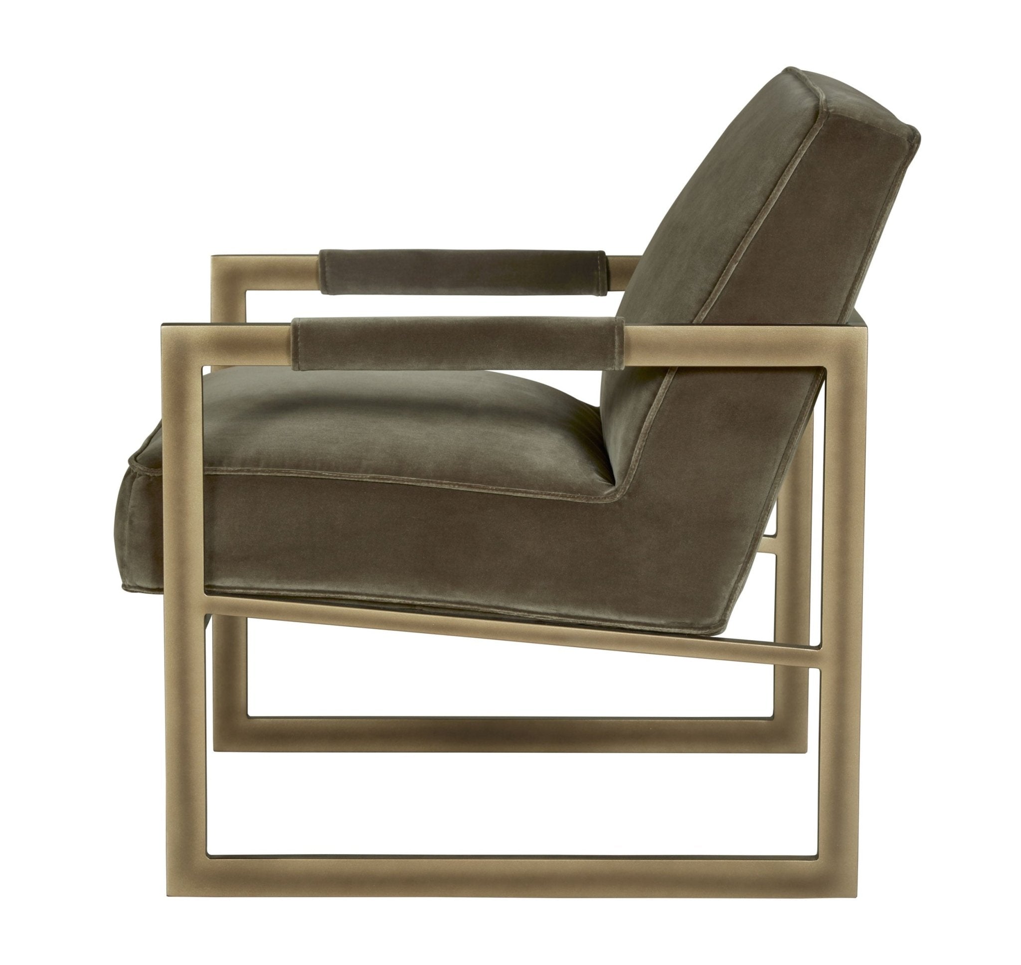 D.I Designs Mickleton Club Chair in Olive Nicholas John Interiors