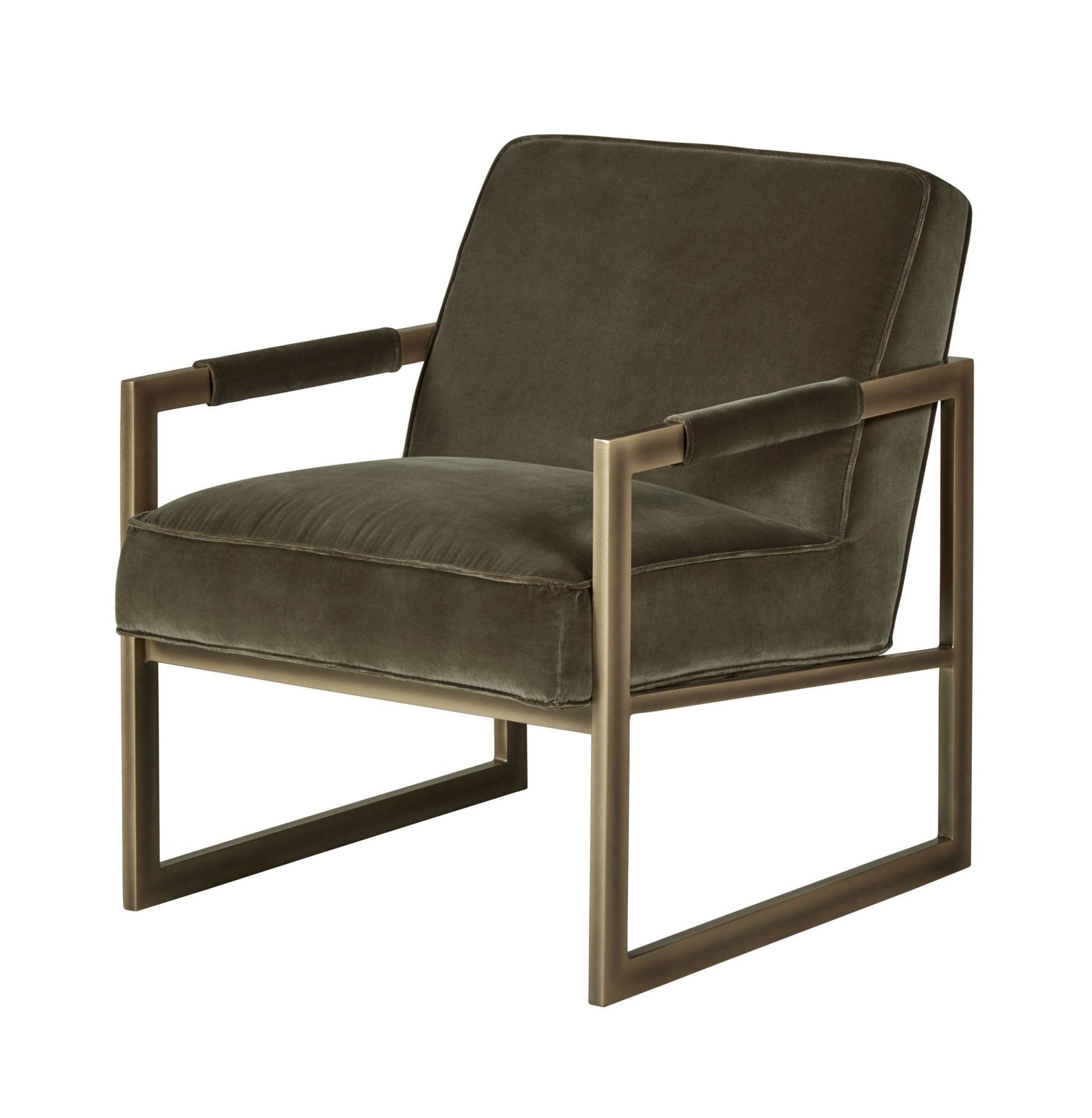 D.I Designs Mickleton Club Chair in Olive Nicholas John Interiors