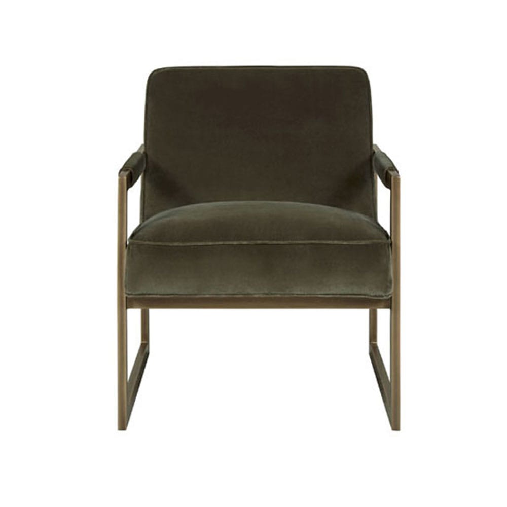 D.I Designs Mickleton Club Chair in Olive Nicholas John Interiors