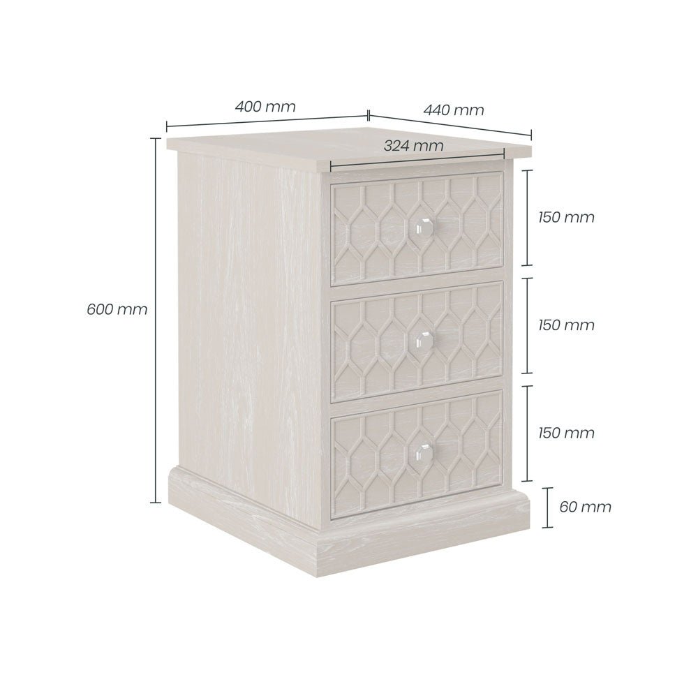 D.I Designs Odiham Bedside Nicholas John Interiors