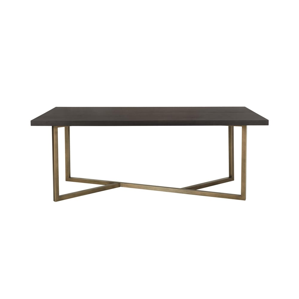 D.I Designs Overbury Chocolate Brown Dining Table Nicholas John Interiors