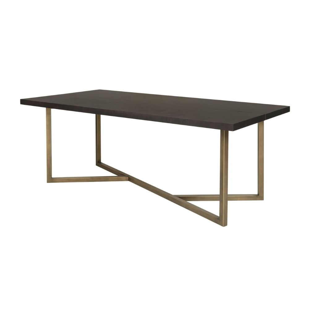 D.I Designs Overbury Chocolate Brown Dining Table Nicholas John Interiors