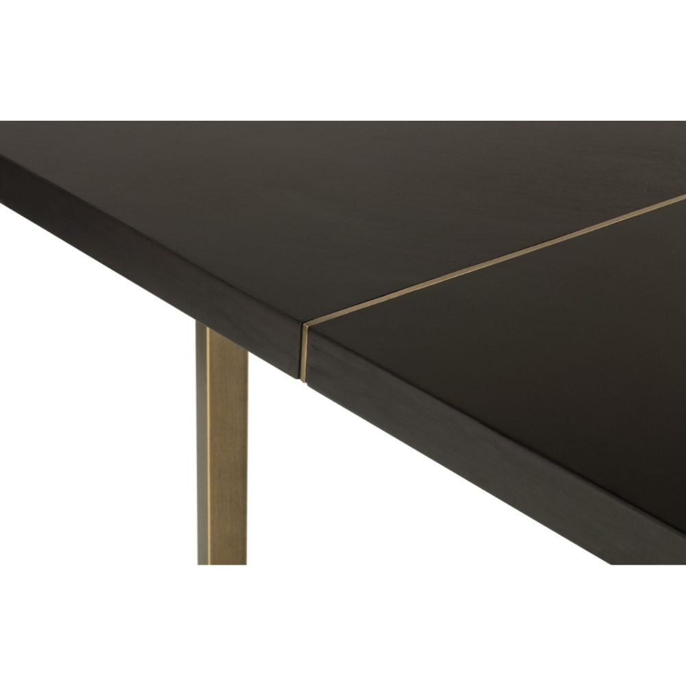 D.I Designs Overbury Chocolate Brown Dining Table Nicholas John Interiors