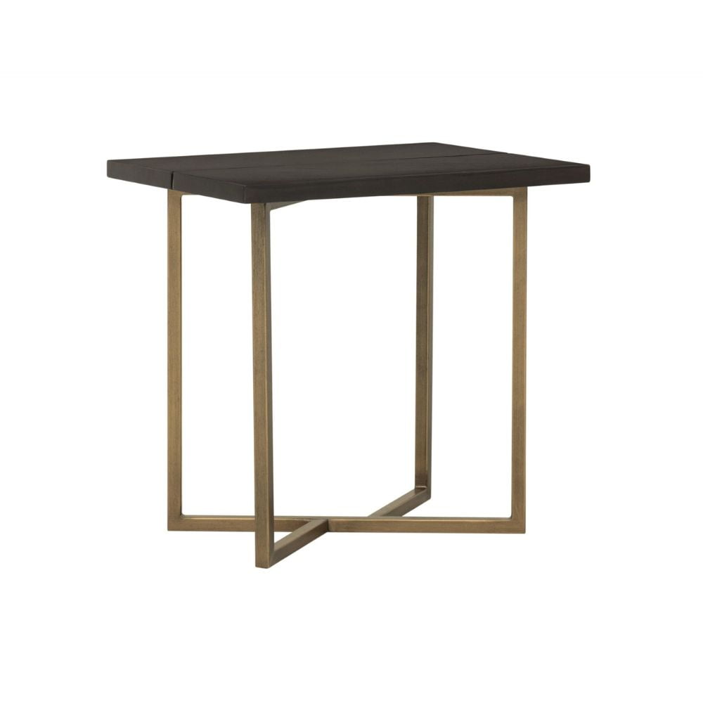 D.I Designs Overbury Chocolate Brown End Table Nicholas John Interiors