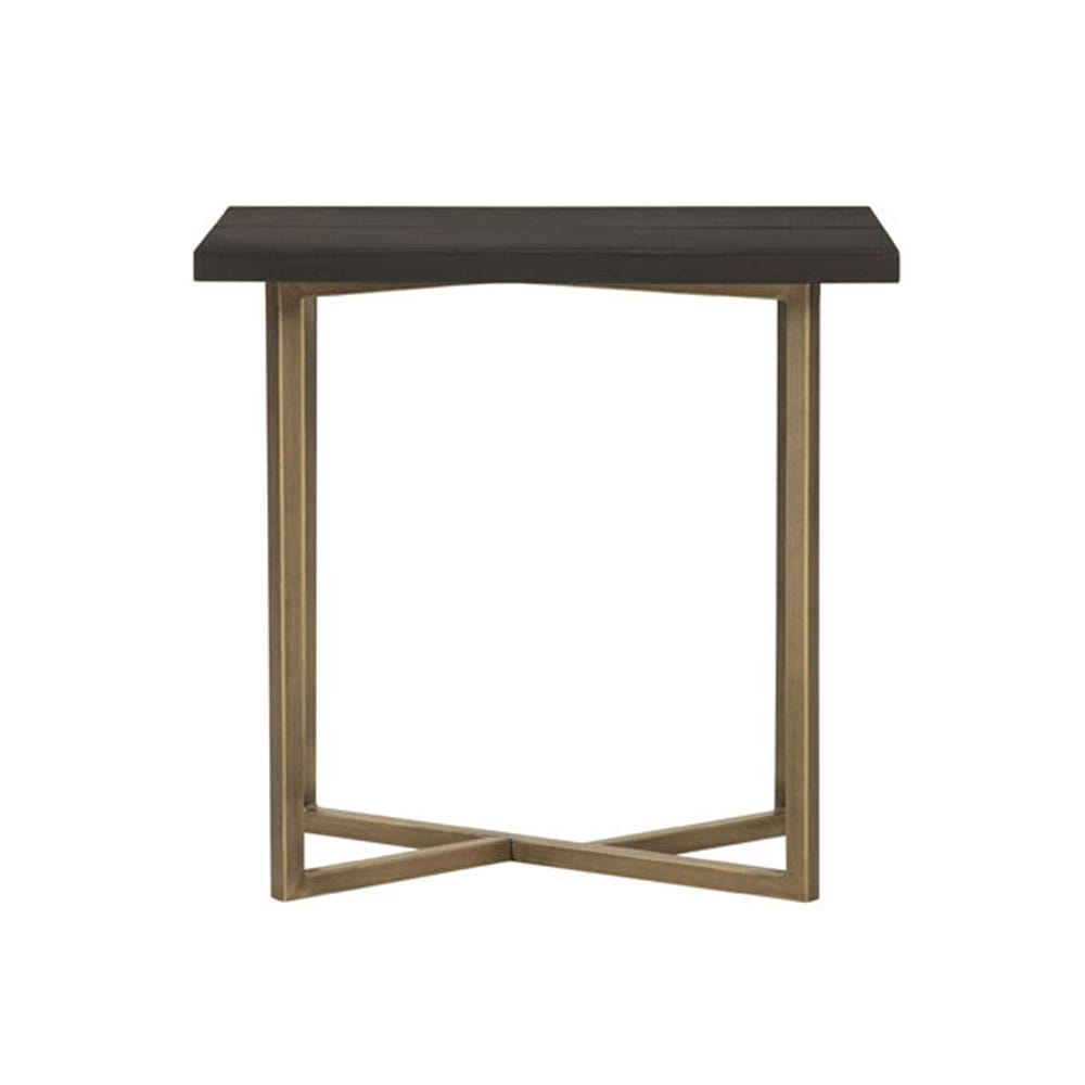 D.I Designs Overbury Chocolate Brown End Table Nicholas John Interiors