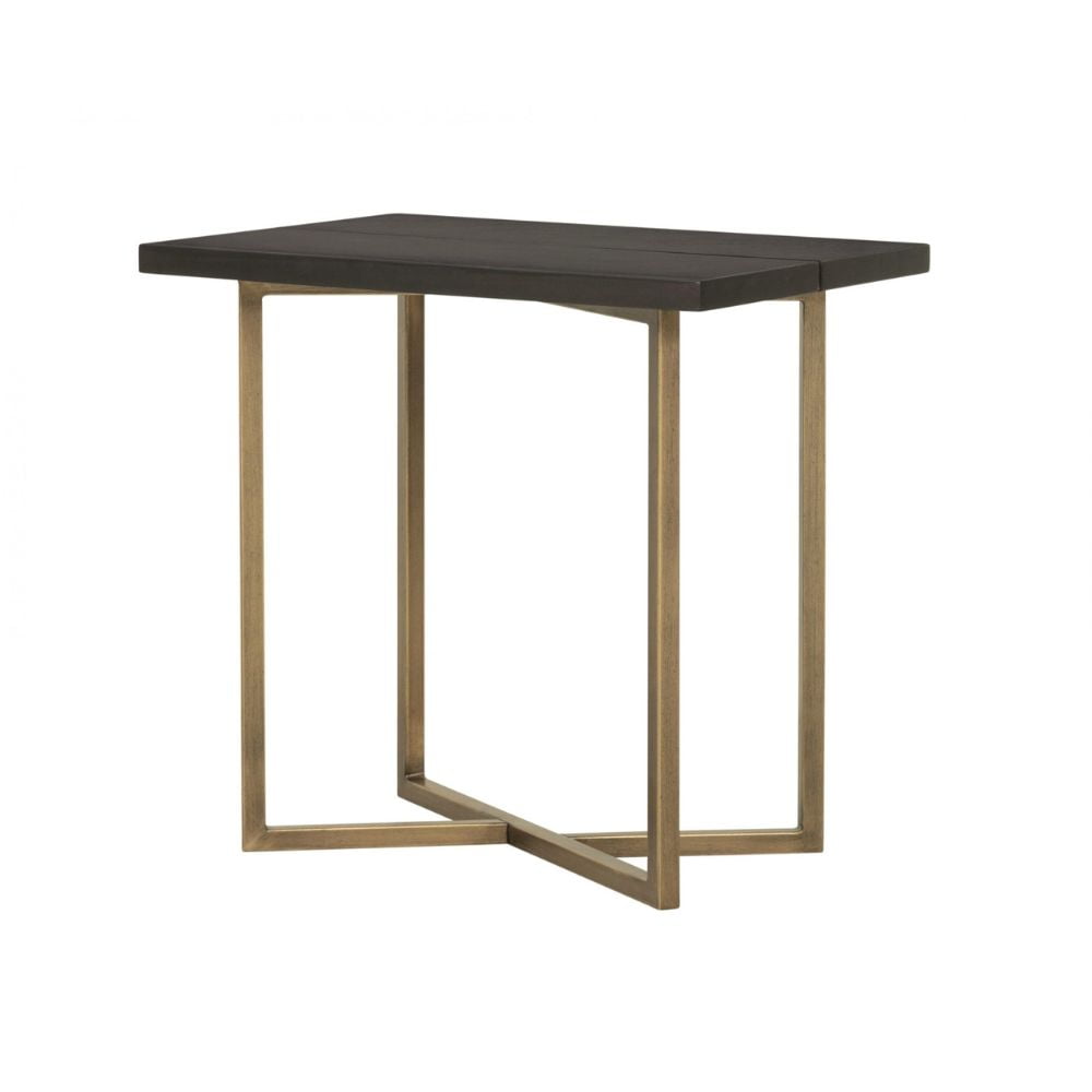 D.I Designs Overbury Chocolate Brown End Table Nicholas John Interiors