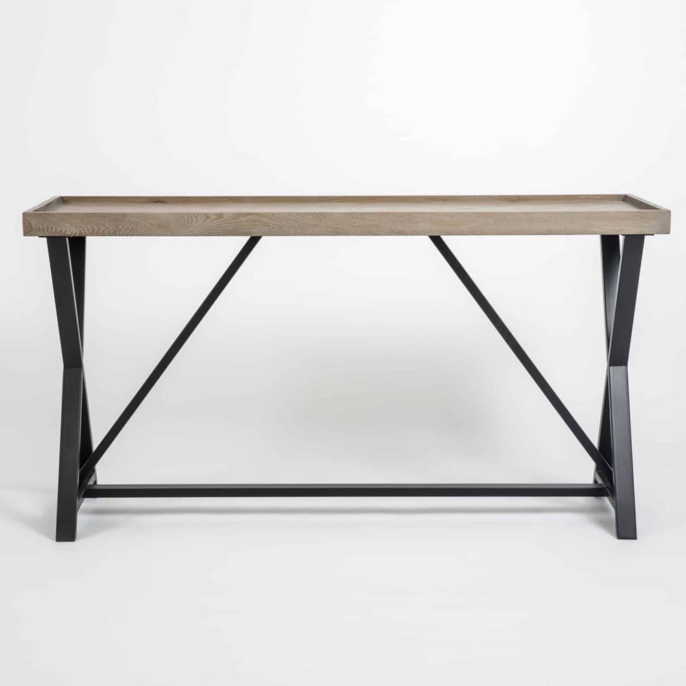 D.I Designs Pershore Aged Oak Console Table Nicholas John Interiors