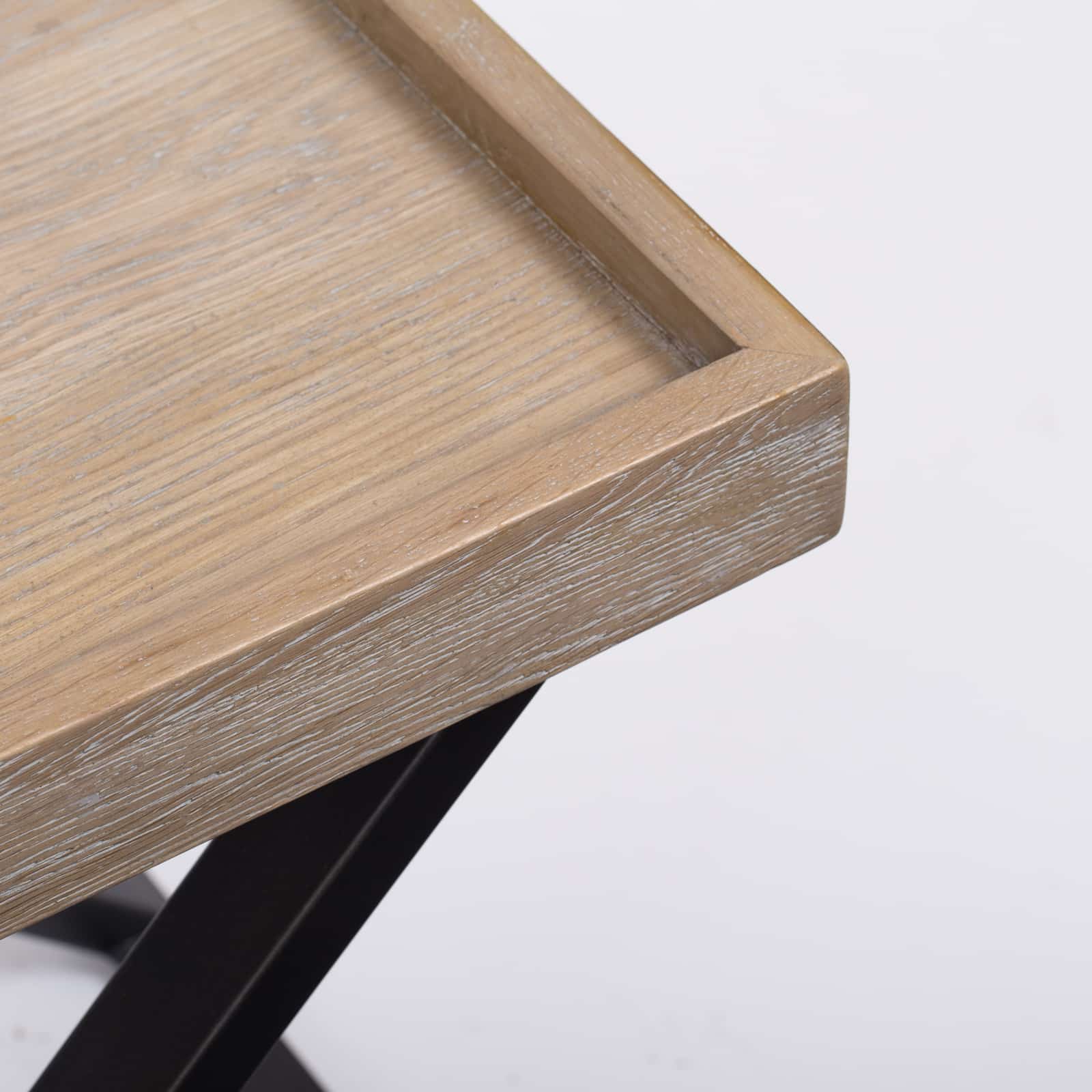 D.I Designs Pershore Aged Oak End Table Nicholas John Interiors