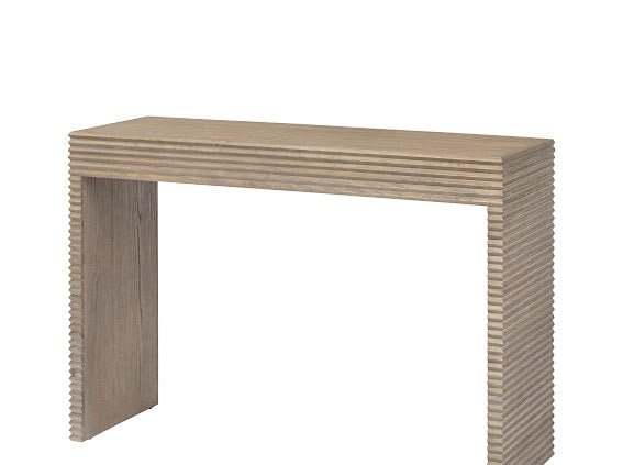 D.I Designs Wickham Ribbed Oak Console Nicholas John Interiors