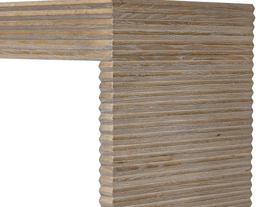 D.I Designs Wickham Ribbed Oak Console Nicholas John Interiors