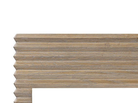 D.I Designs Wickham Ribbed Oak Console Nicholas John Interiors