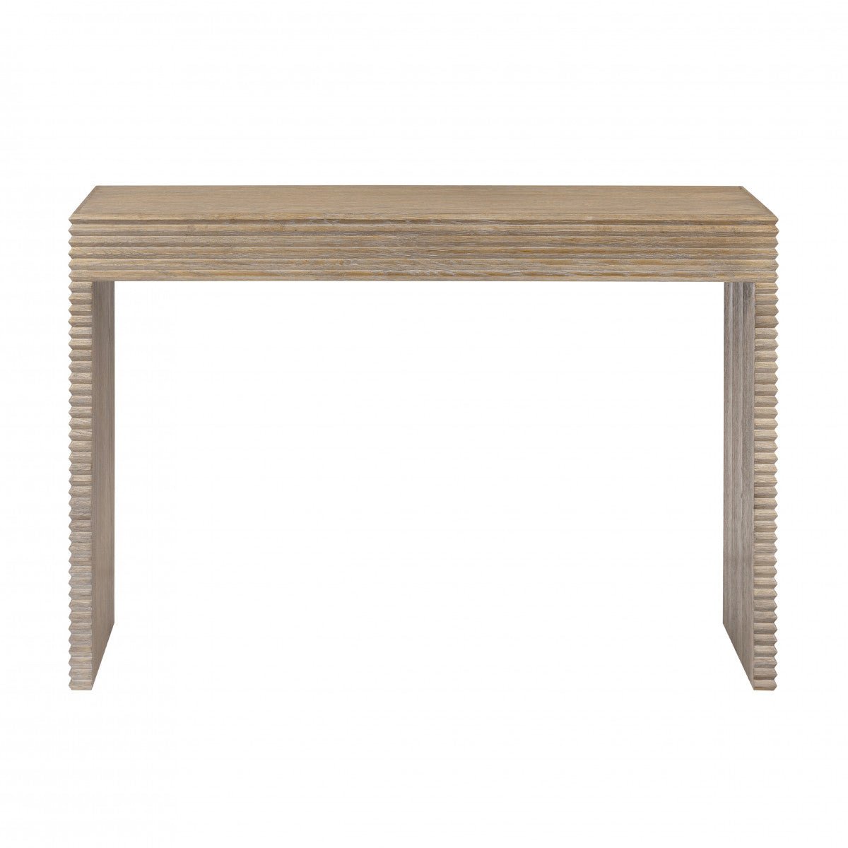 D.I Designs Wickham Ribbed Oak Console Nicholas John Interiors