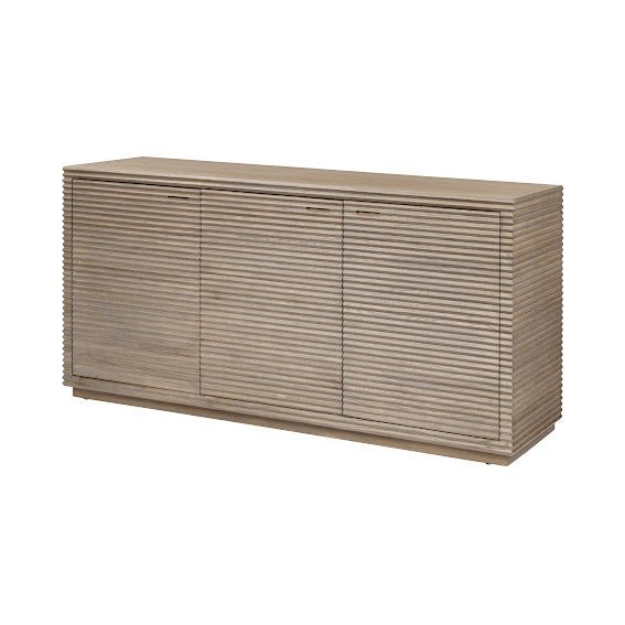 D.I Designs Wickham Ribbed Oak Sideboard Nicholas John Interiors