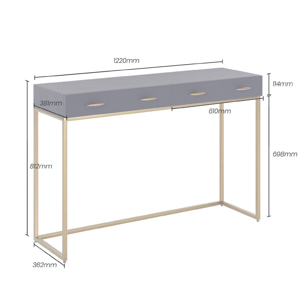 D.I Designs Willersley Navy Console Nicholas John Interiors