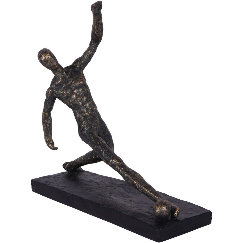 Football Player Sculpture Nicholas John Interiors