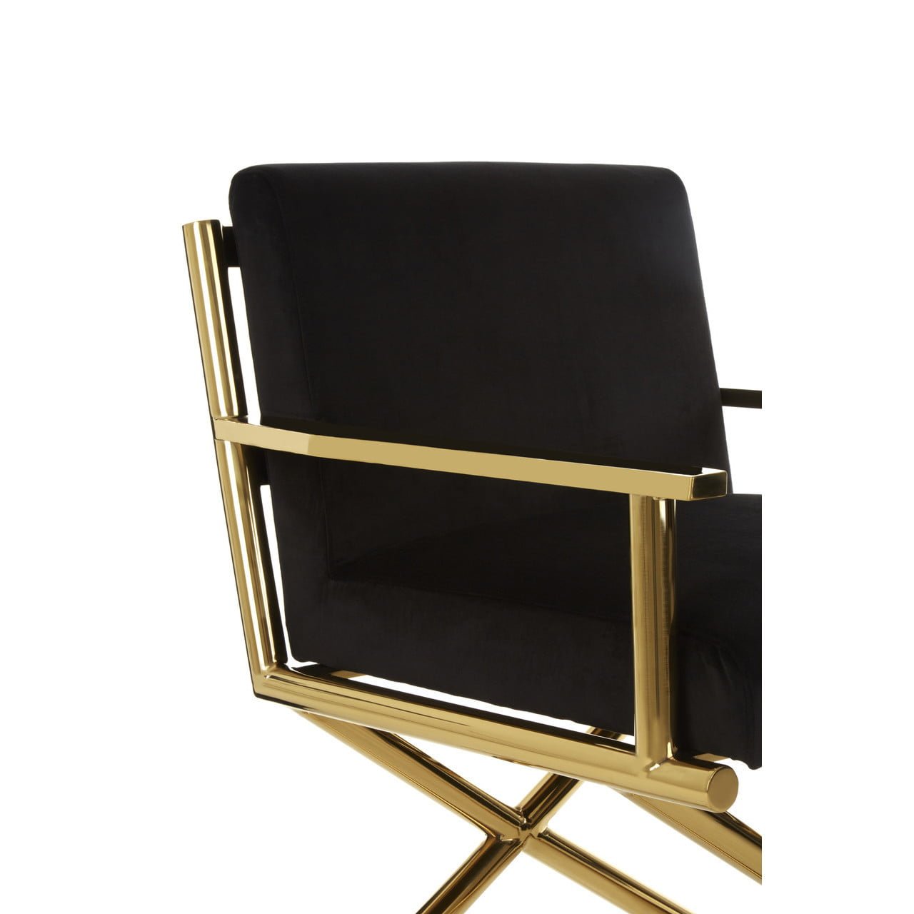 Hendle Black Velvet Chair Nicholas John Interiors