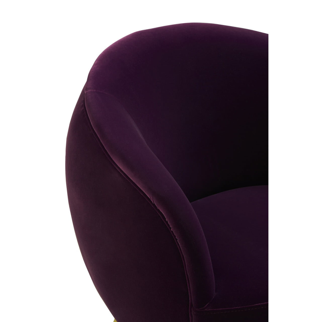 Lalita Purple Velvet Armchair Nicholas John Interiors