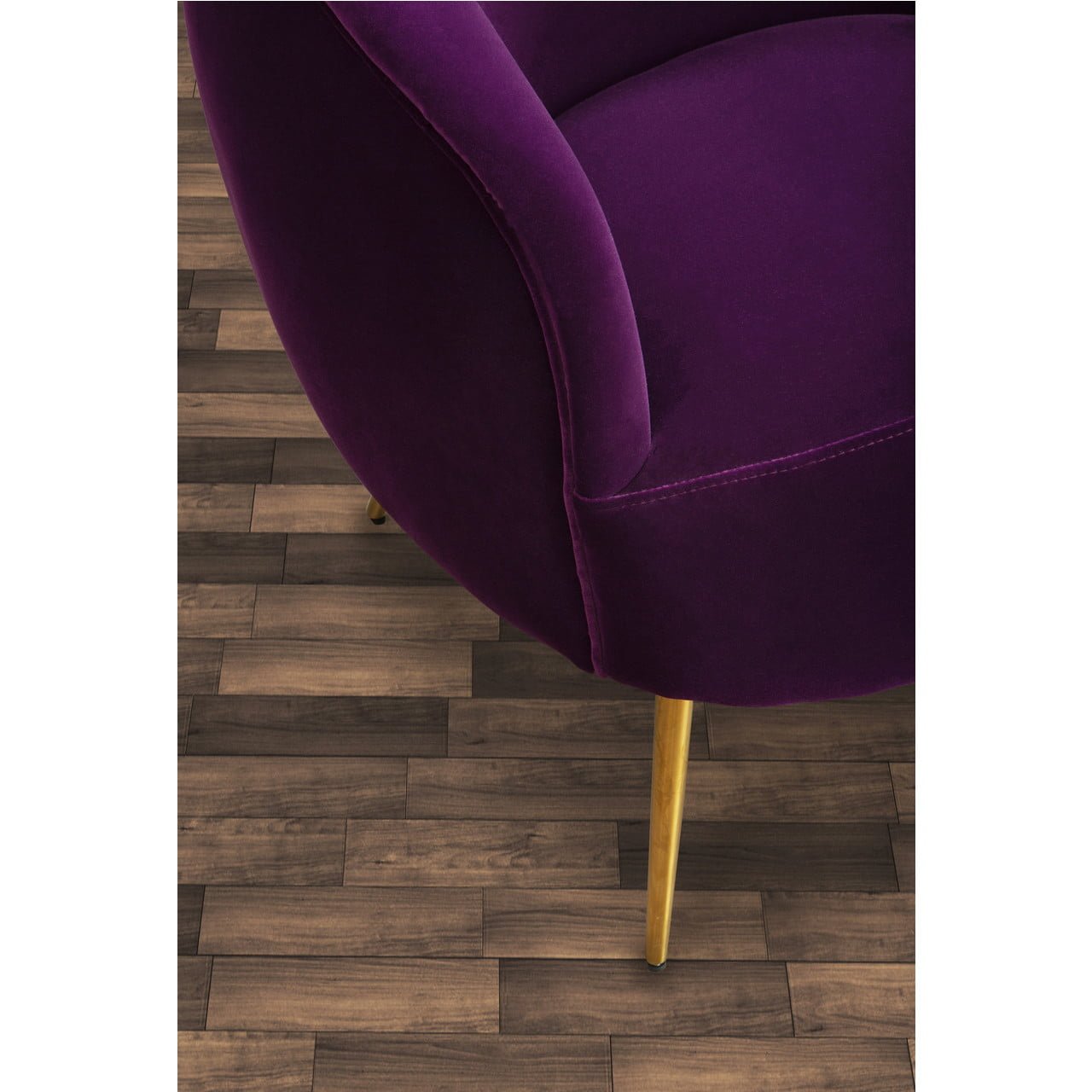 Lalita Purple Velvet Armchair Nicholas John Interiors