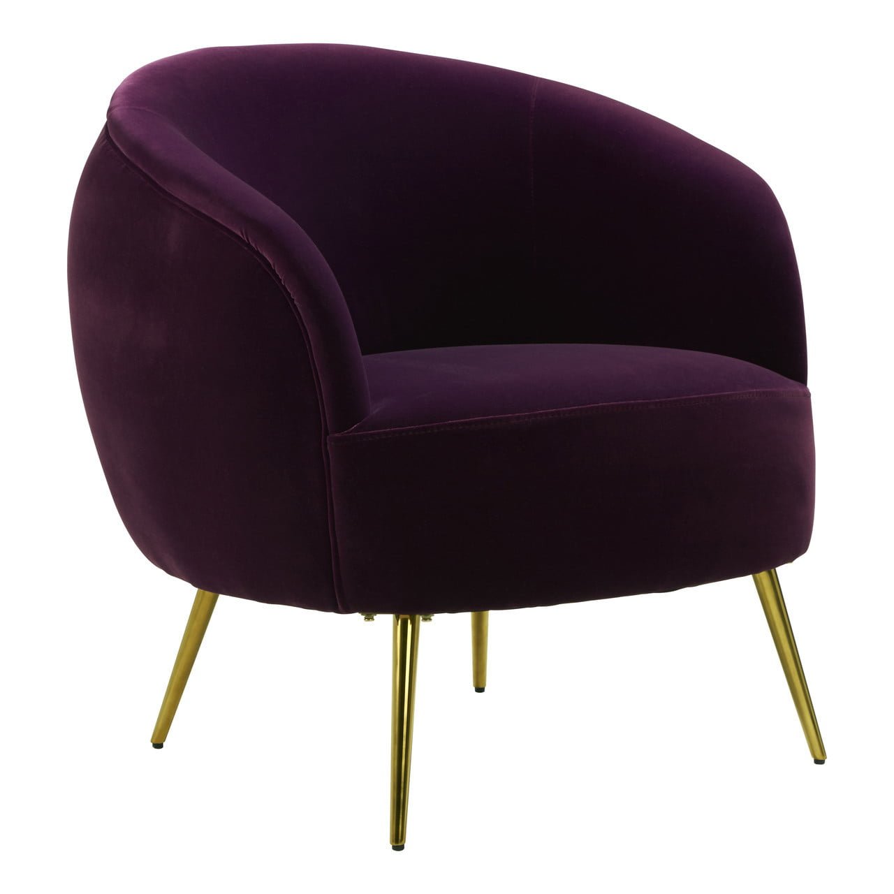 Lalita Purple Velvet Armchair Nicholas John Interiors