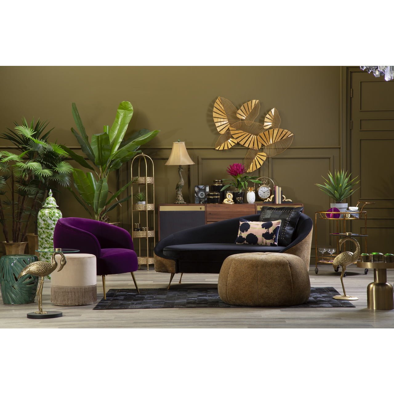 Lalita Purple Velvet Armchair Nicholas John Interiors