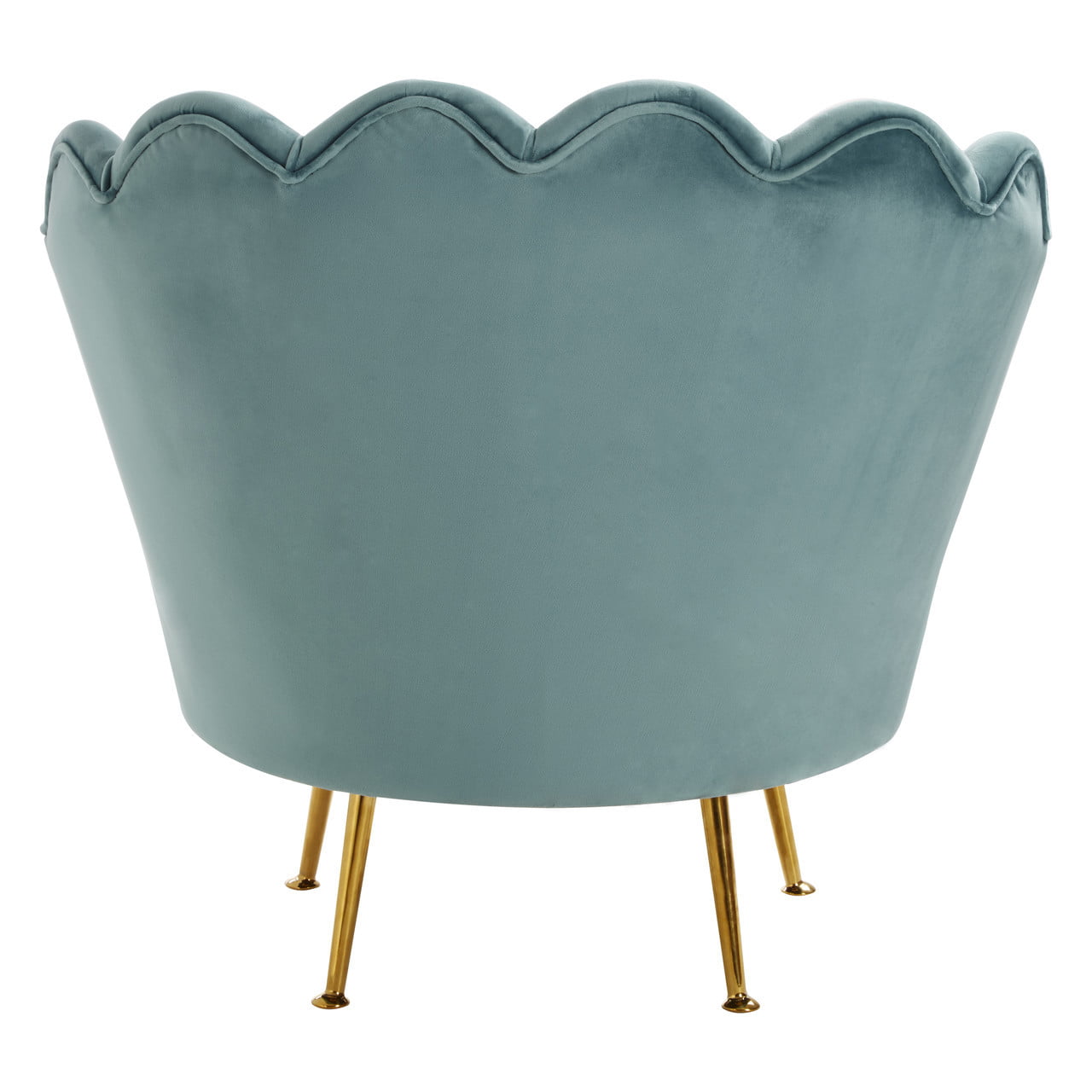 Lara Blue Scalloped Chair Nicholas John Interiors