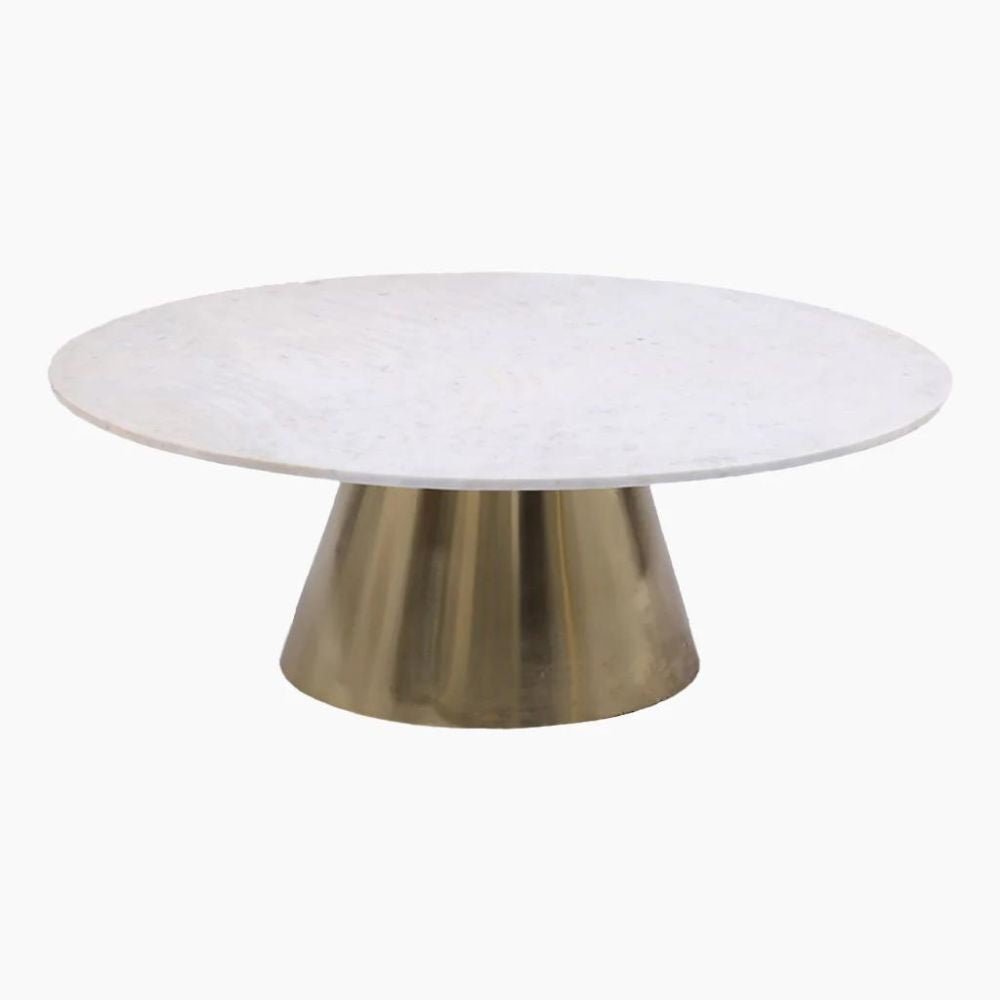 Luna Marble Top Coffee Table Nicholas John Interiors