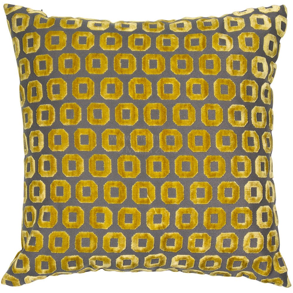 Malini Bentley Mustard Cushion Nicholas John Interiors