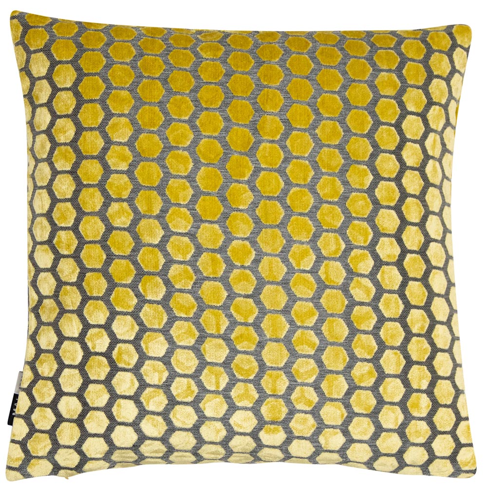 Malini Jorvik Mustard Cushion Nicholas John Interiors