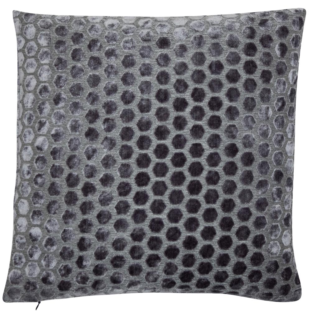 Malini Jorvik Slate Cushion Nicholas John Interiors