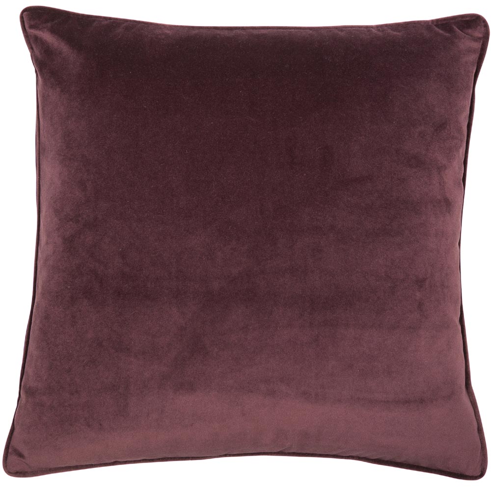 Malini Luxe Aubergine Cushion Nicholas John Interiors