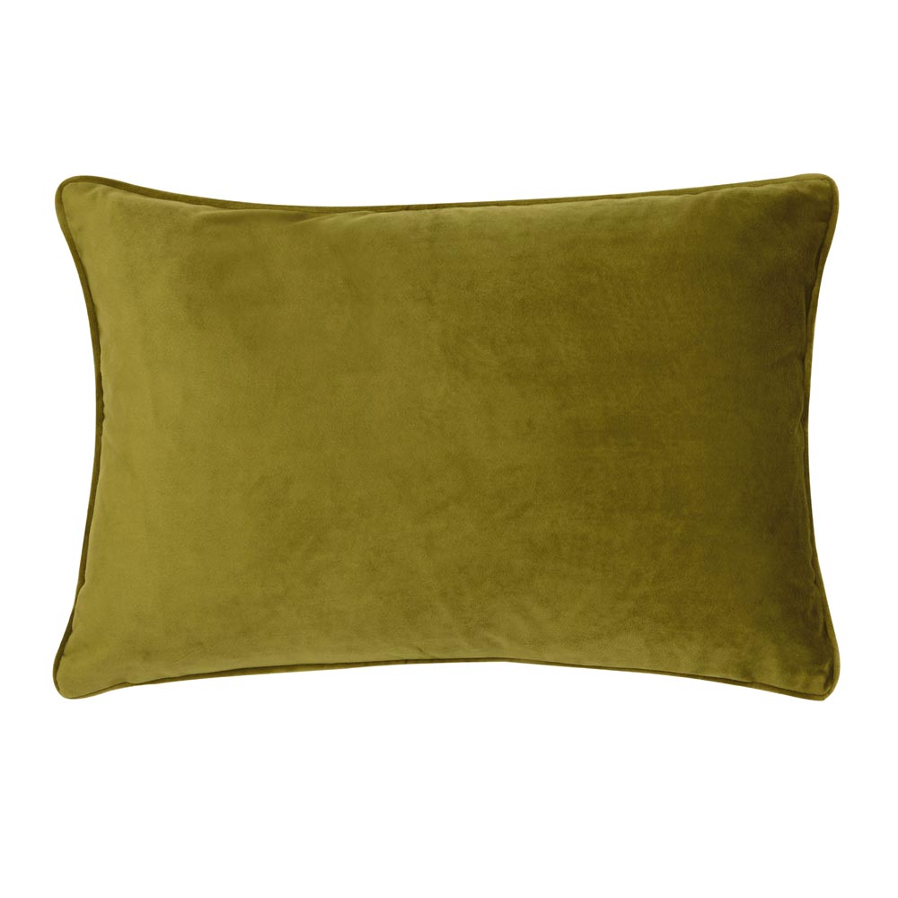 Malini Luxe Rectangle Acidgreen Cushion Nicholas John Interiors