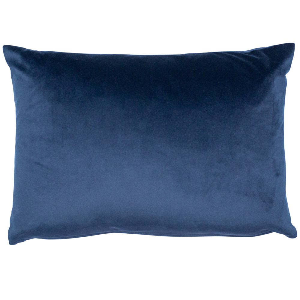 Malini Luxe Rectangle Navy Cushion Nicholas John Interiors