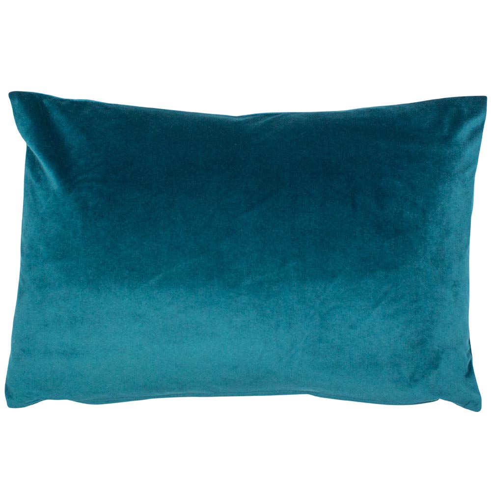 Malini Luxe Rectangle Teal Cushion Nicholas John Interiors