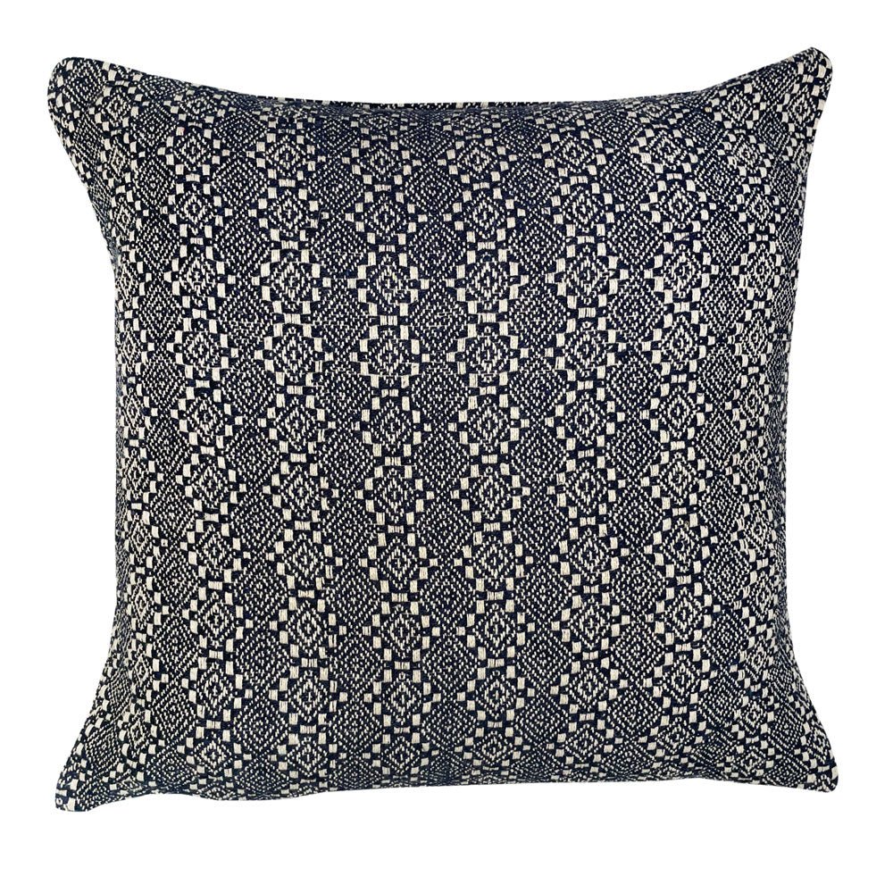 Malini Niverna Navy Cushion Nicholas John Interiors