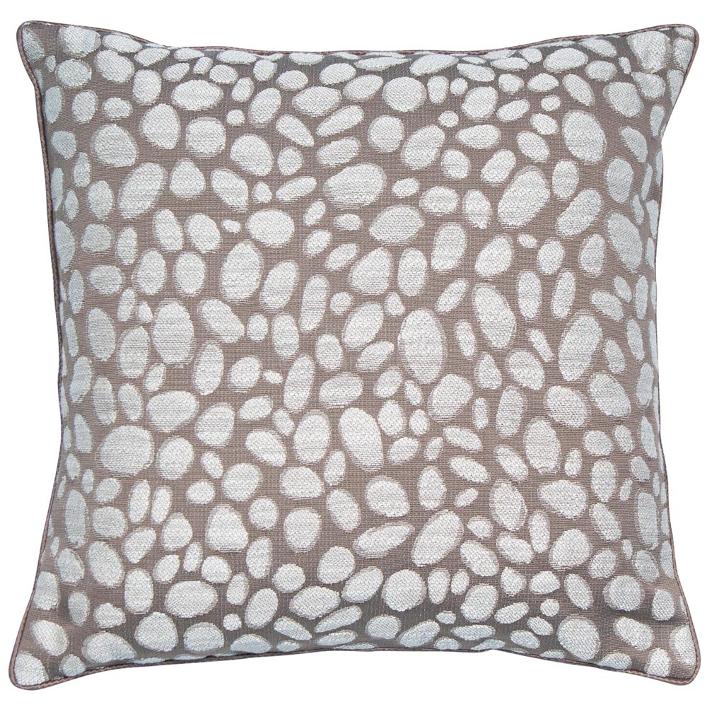 Malini Pebbles Taupe Cushion Nicholas John Interiors