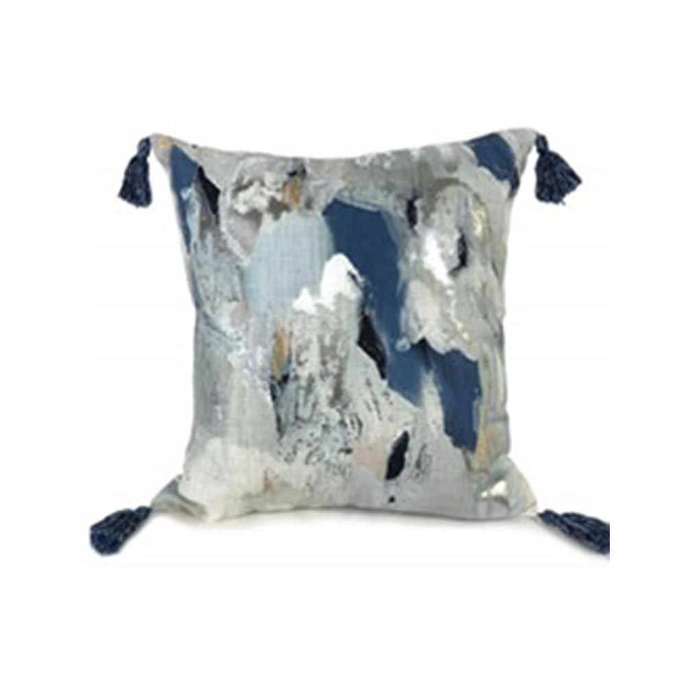 Malini Vision Blue Cushion Nicholas John Interiors