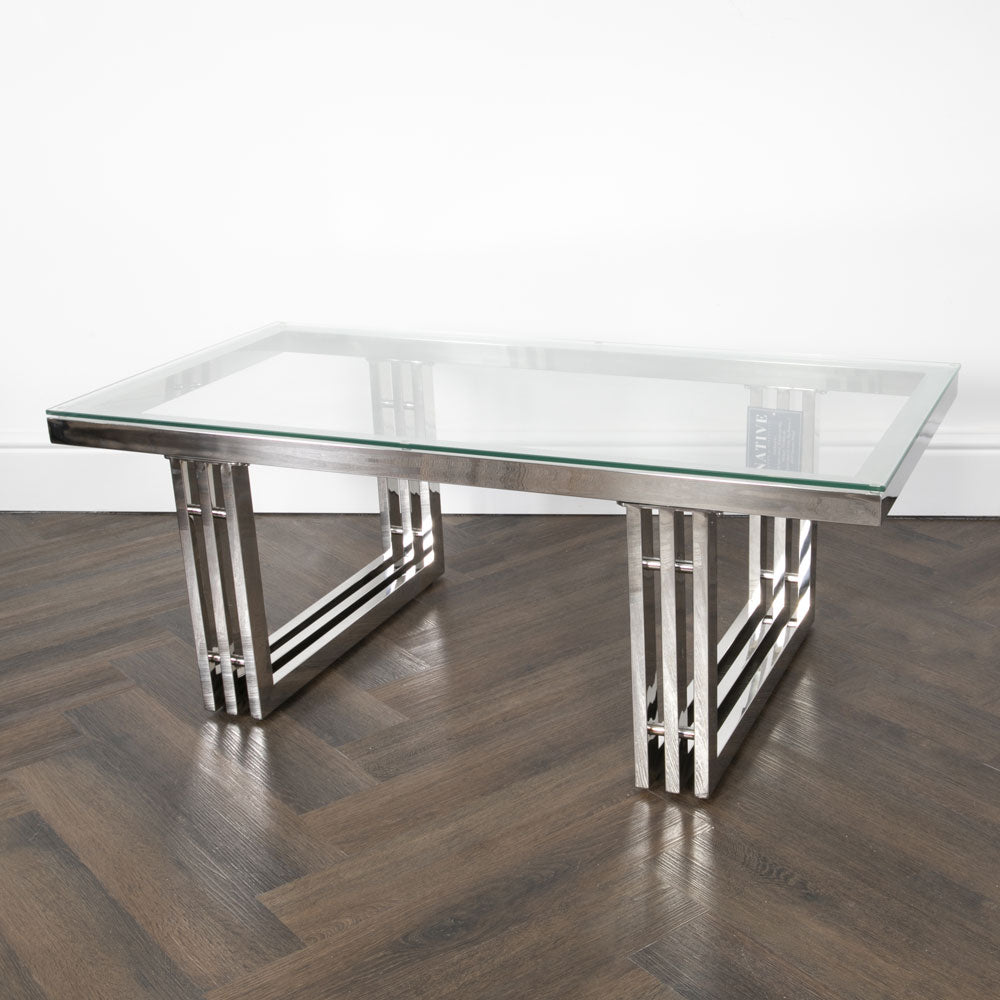 Native Home Zurich Silver Coffee Table Nicholas John Interiors