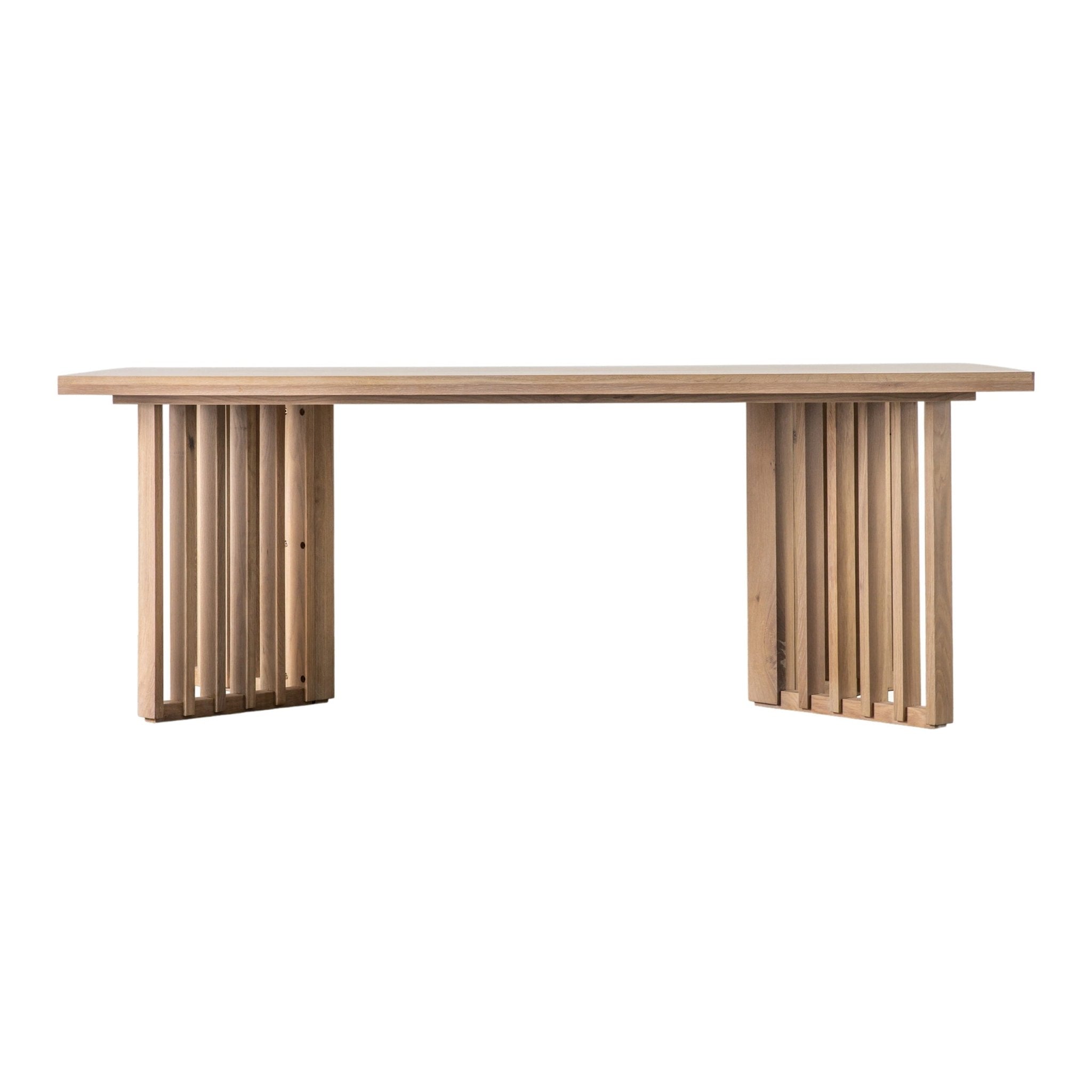 Okazaki Solid Oak Dining Table Nicholas John Interiors