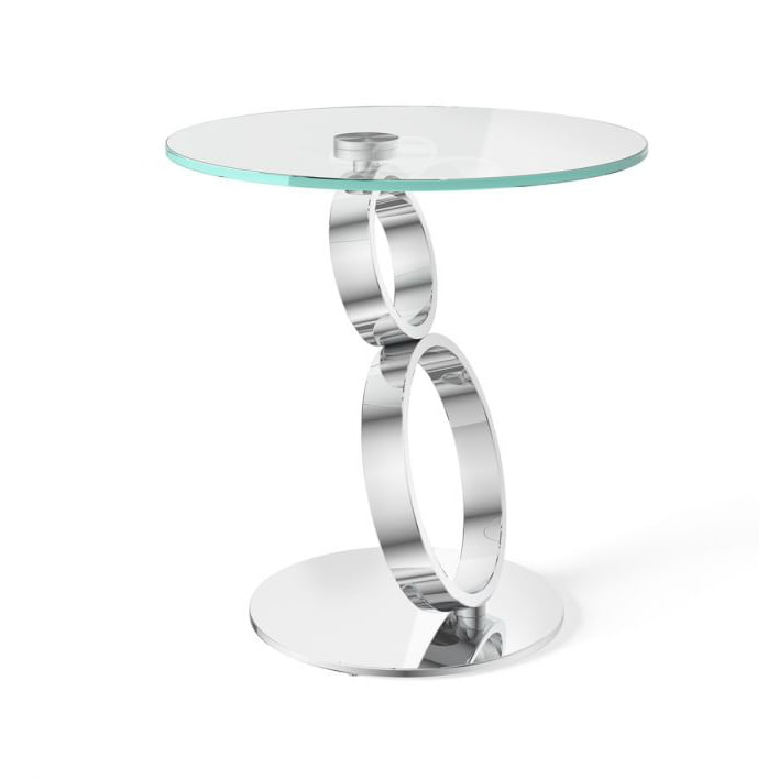 Olympia Glass Side Table Nicholas John Interiors