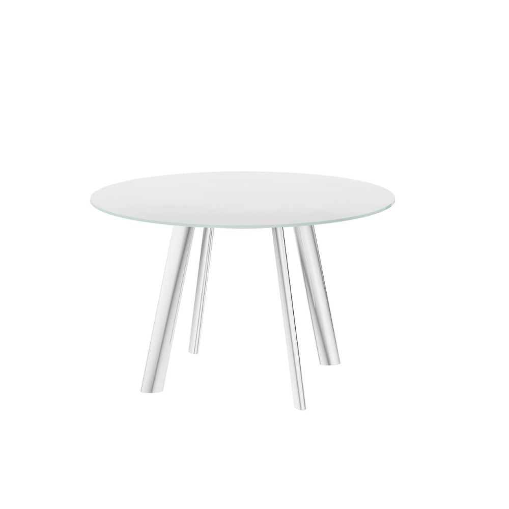 Orla Swivel Extending Dining Table White - 102 - 166cm Nicholas John Interiors