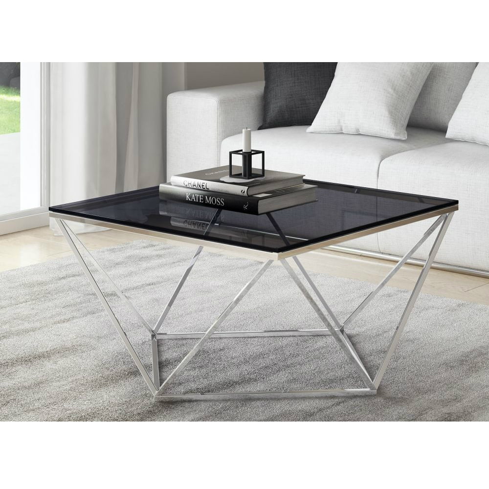 Pirlo Black Glass Coffee Table Nicholas John Interiors