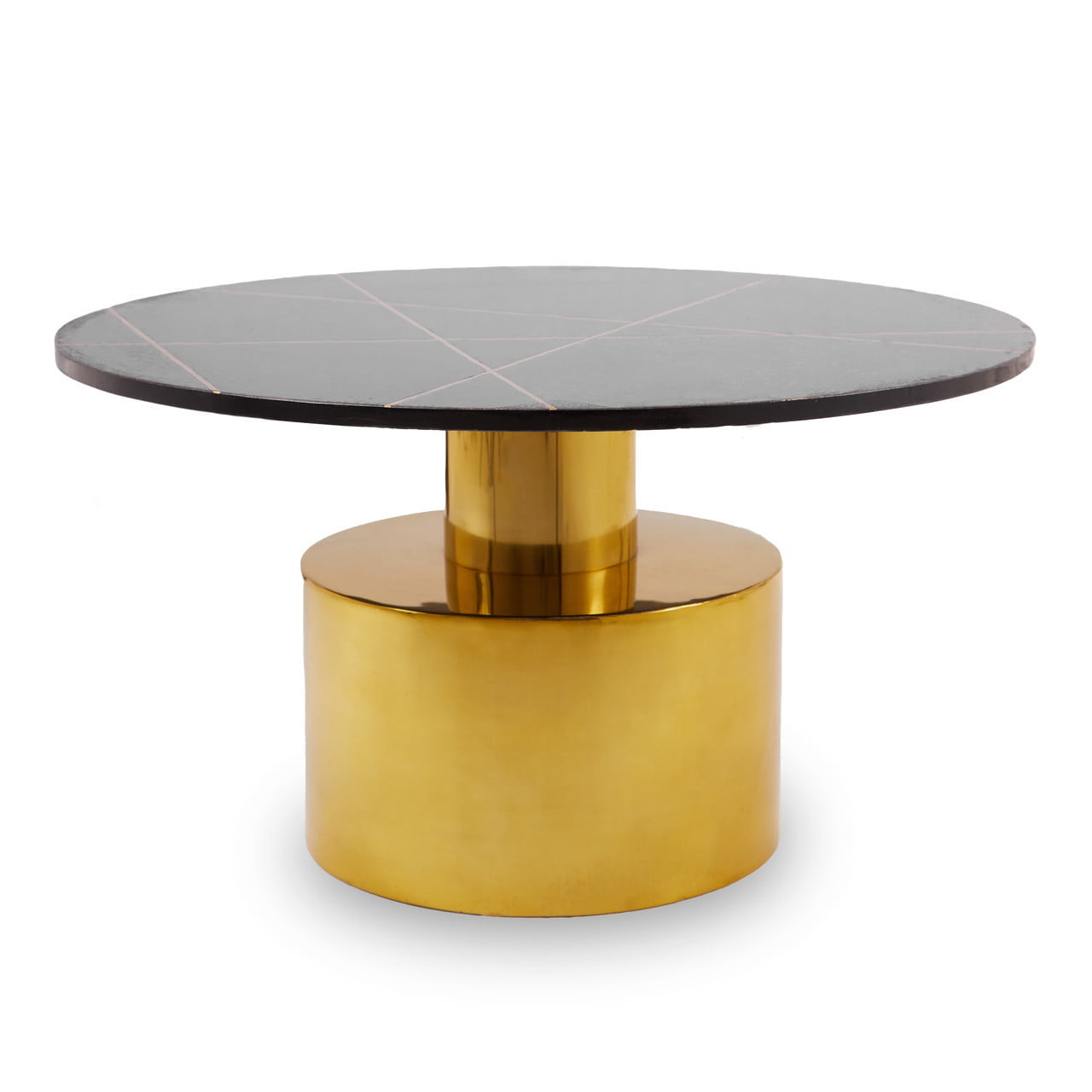 Rania Coffee Table with Black Marble Top Nicholas John Interiors