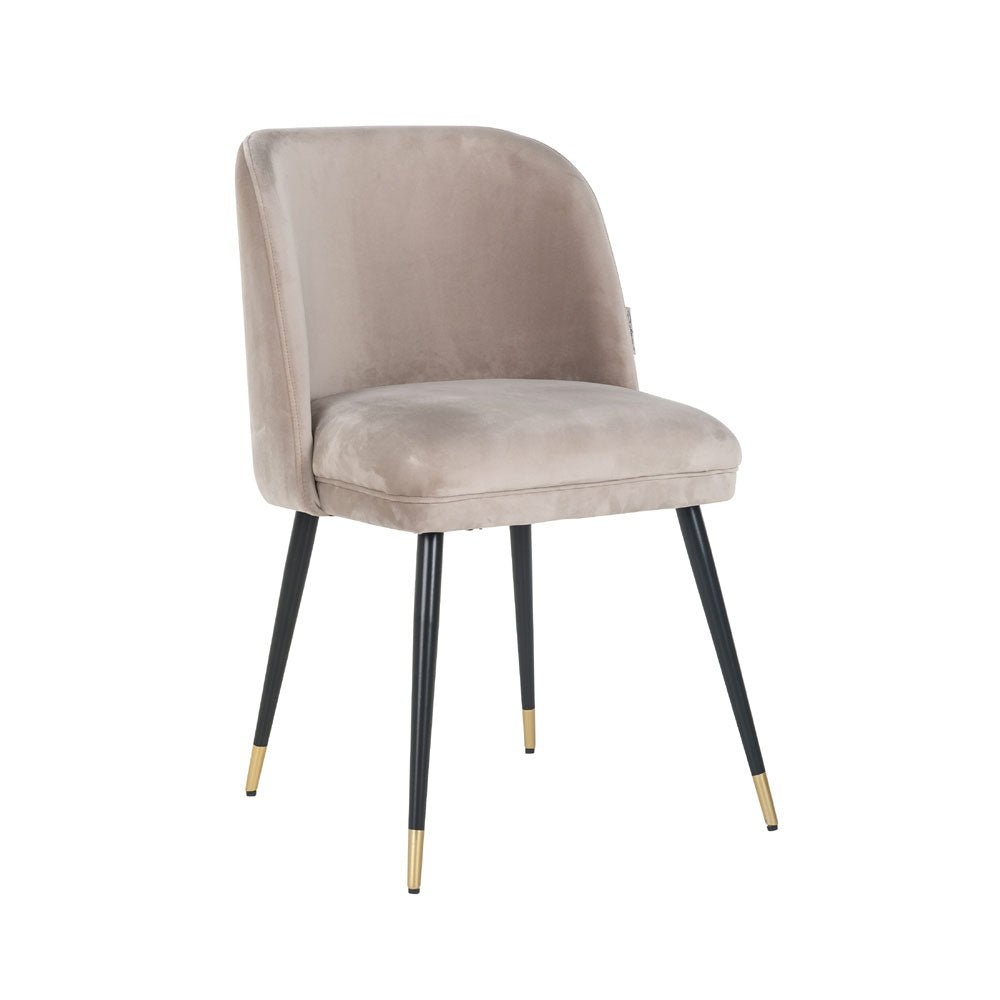 Richmond Interiors Alicia Chair in Khaki Velvet Nicholas John Interiors