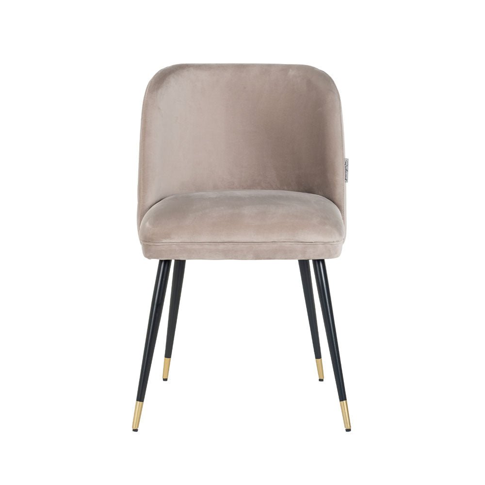 Richmond Interiors Alicia Chair in Khaki Velvet Nicholas John Interiors