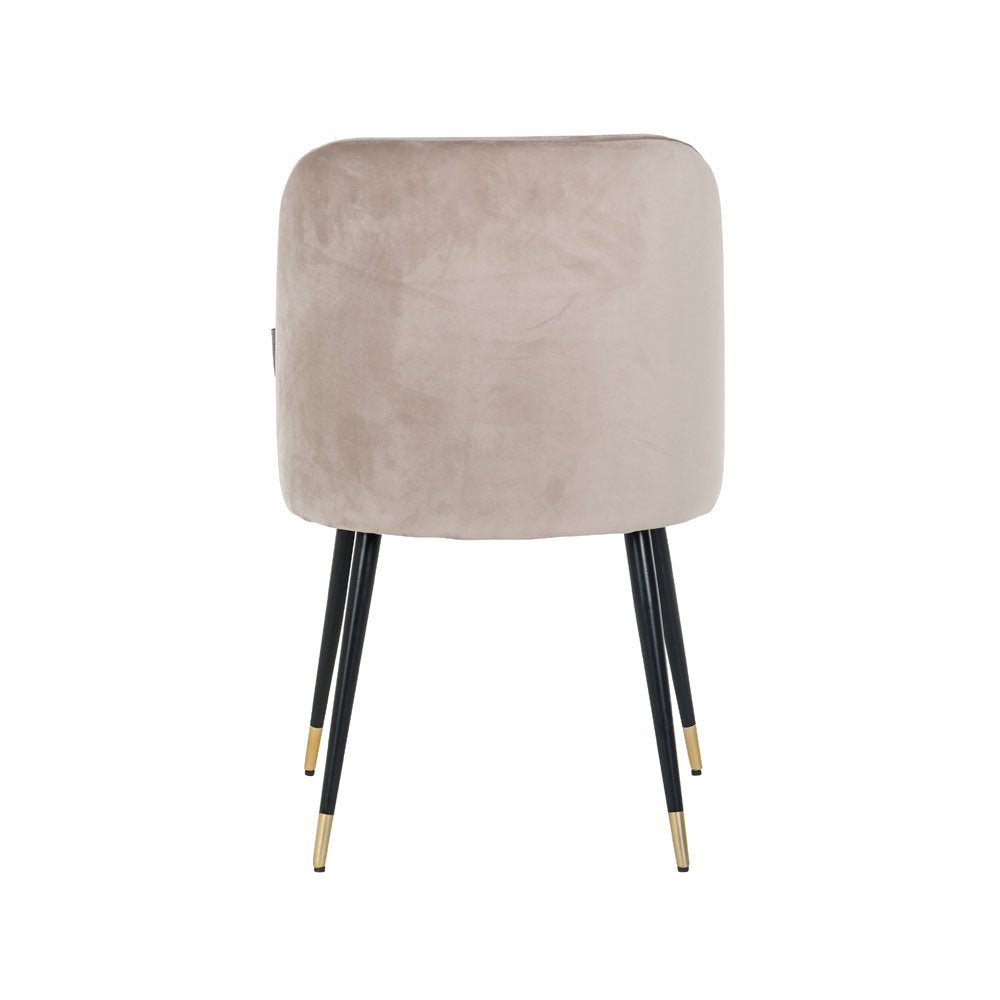 Richmond Interiors Alicia Chair in Khaki Velvet Nicholas John Interiors